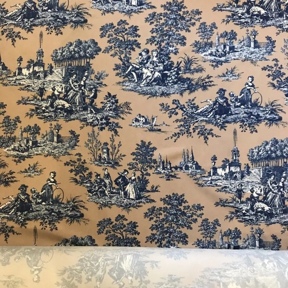 French toile upholstery fabric - 10 yards - Picture 4 of 7